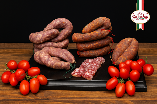 Würzige, trockene Salsiccia vom Landwirt